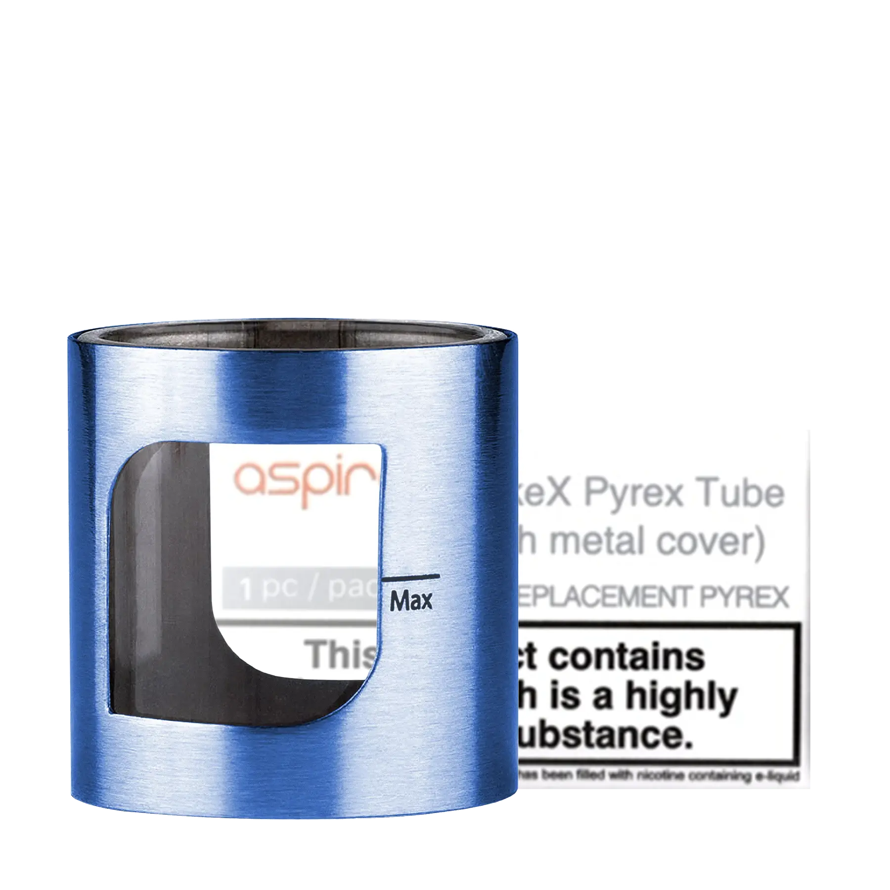 Aspire PockeX AIO Replacement Glass - Blue