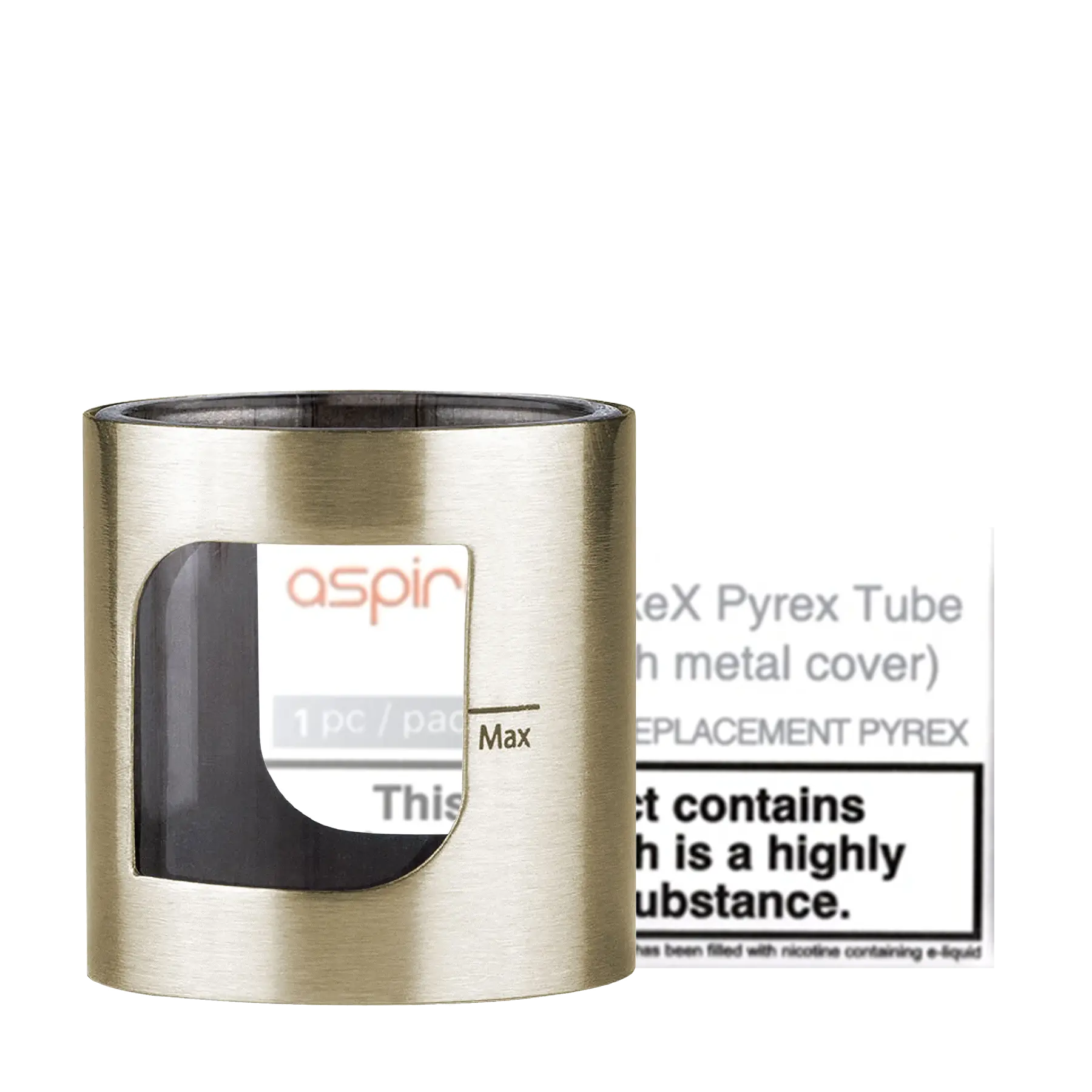 Aspire PockeX AIO Replacement Glass - Gold