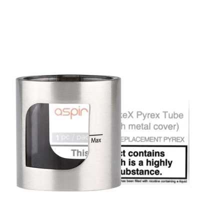 Aspire PockeX AIO Replacement Glass - Stainless Steel