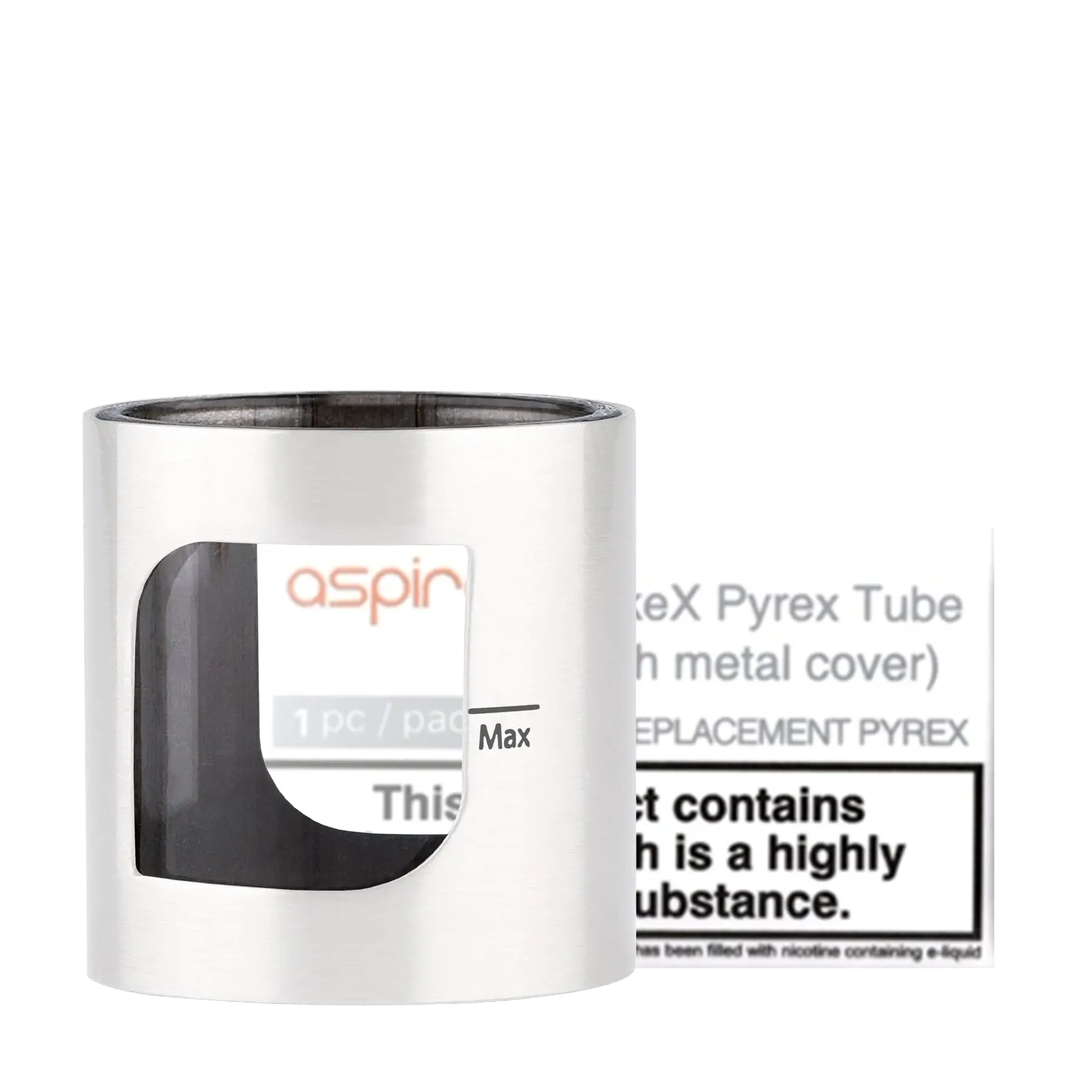 Aspire PockeX AIO Replacement Glass - White