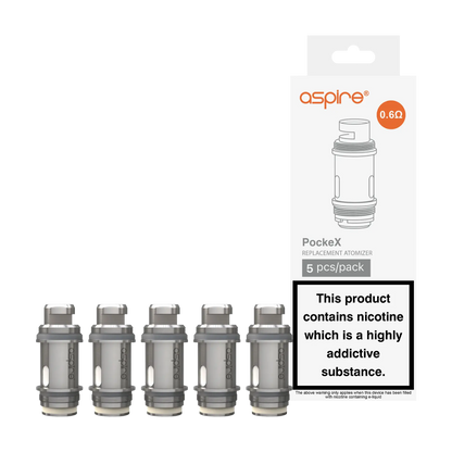 Aspire PockeX Coils - 0.6 Ohm