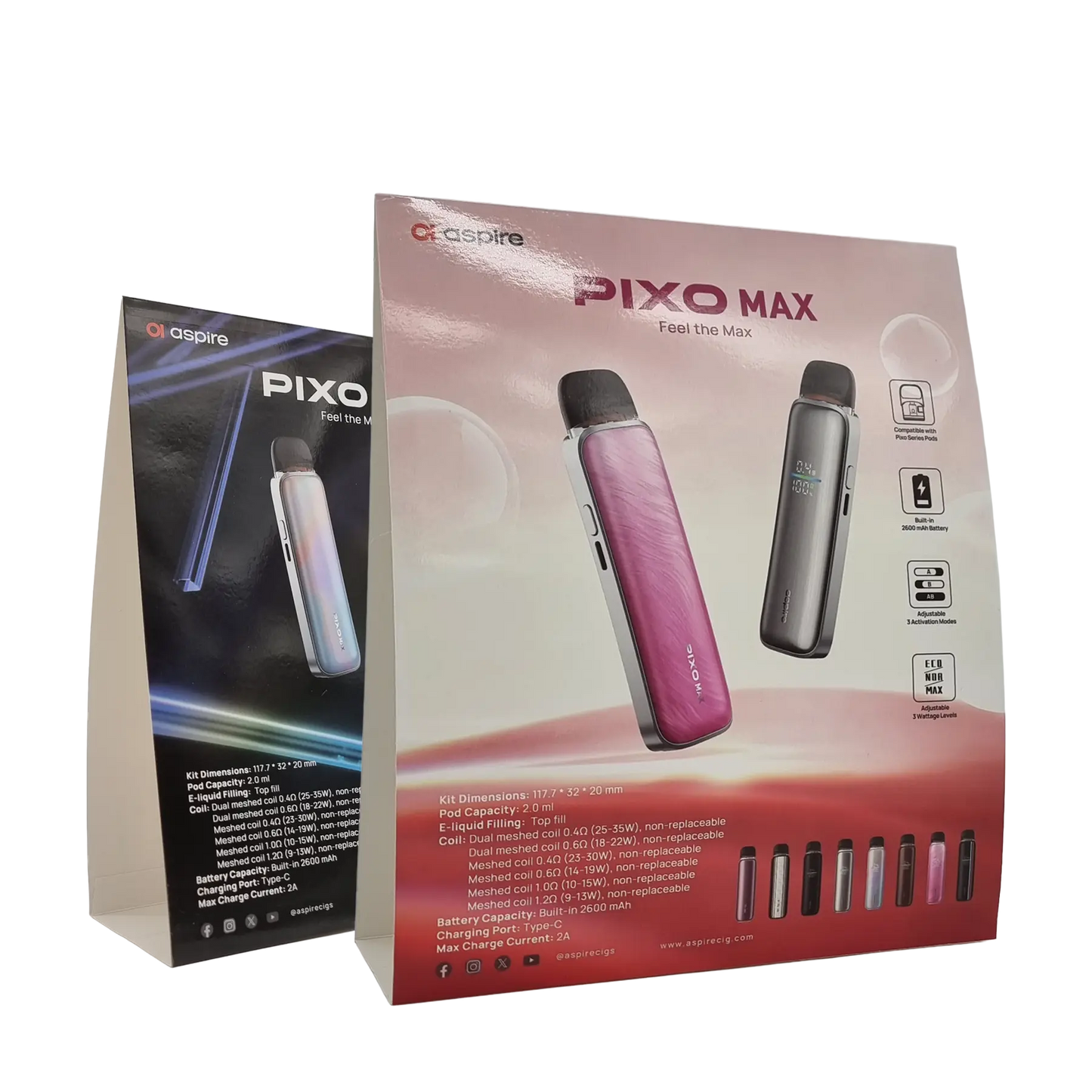 Aspire Display Stands