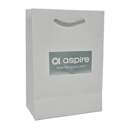 Aspire Bags - Premium white card