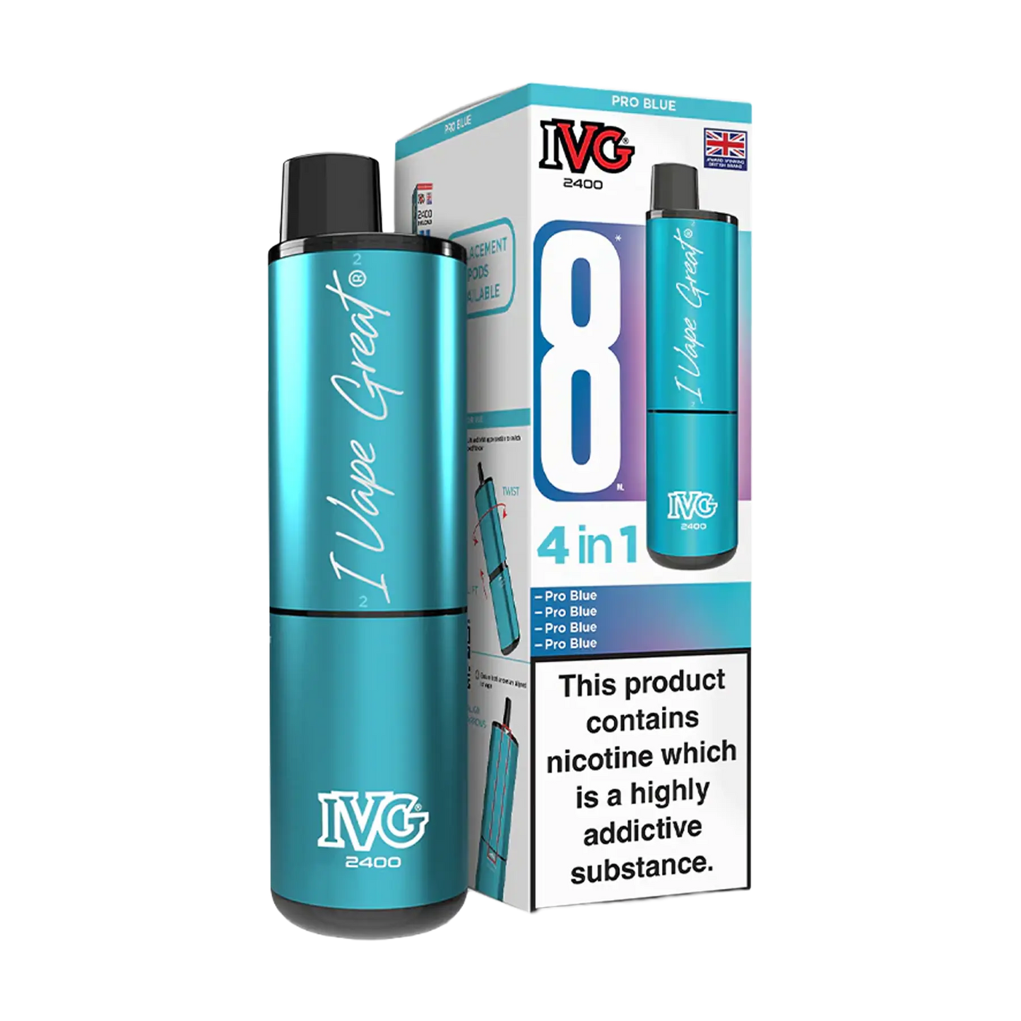 IVG 2400 Prefilled Vape Kit