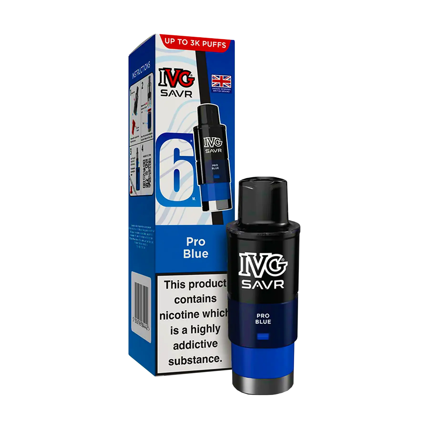 IVG Savr Replacement Pods - Pro Blue