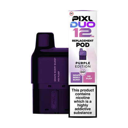 Pixl Duo 12 Replacement Pods - Purple Edition