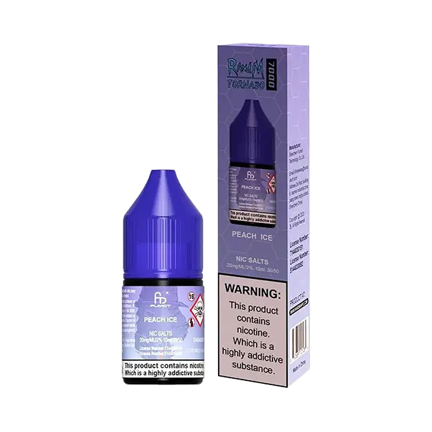 R&M 10ml Nicotine Salt - Peach ice