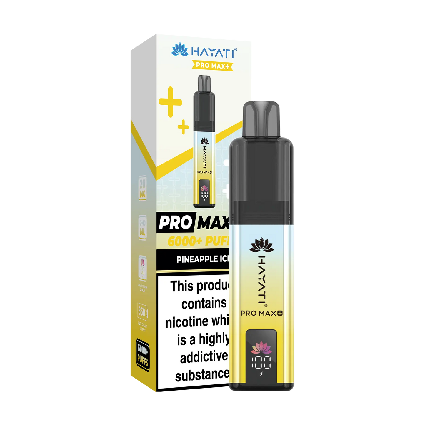 Hayati Pro Max+ 6000 Prefilled Vape Kit - Pineapple Ice