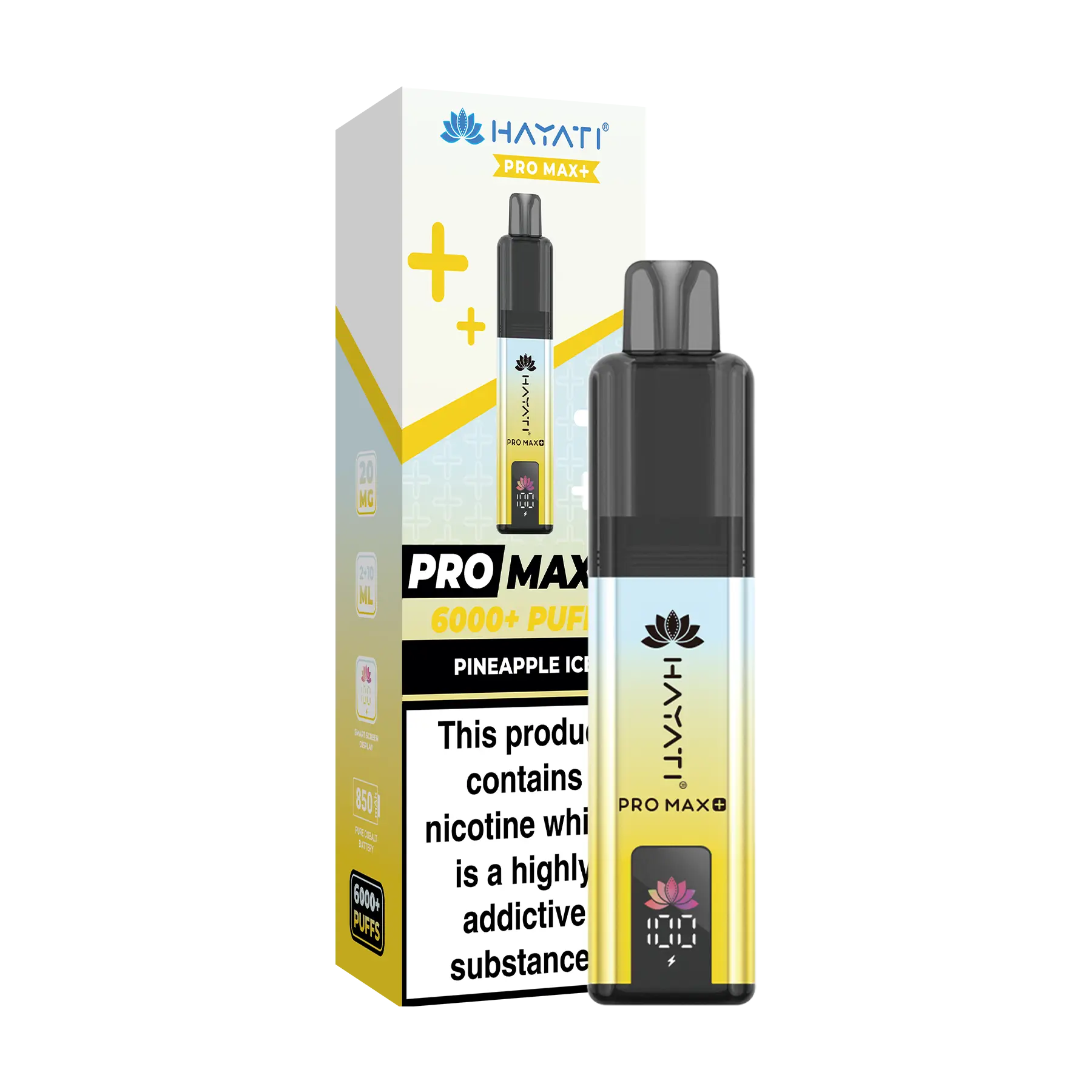 Hayati Pro Max+ 6000 Prefilled Vape Kit - Pineapple Ice