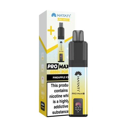 Hayati Pro Max+ 6000 Prefilled Vape Kit - Pineapple Ice