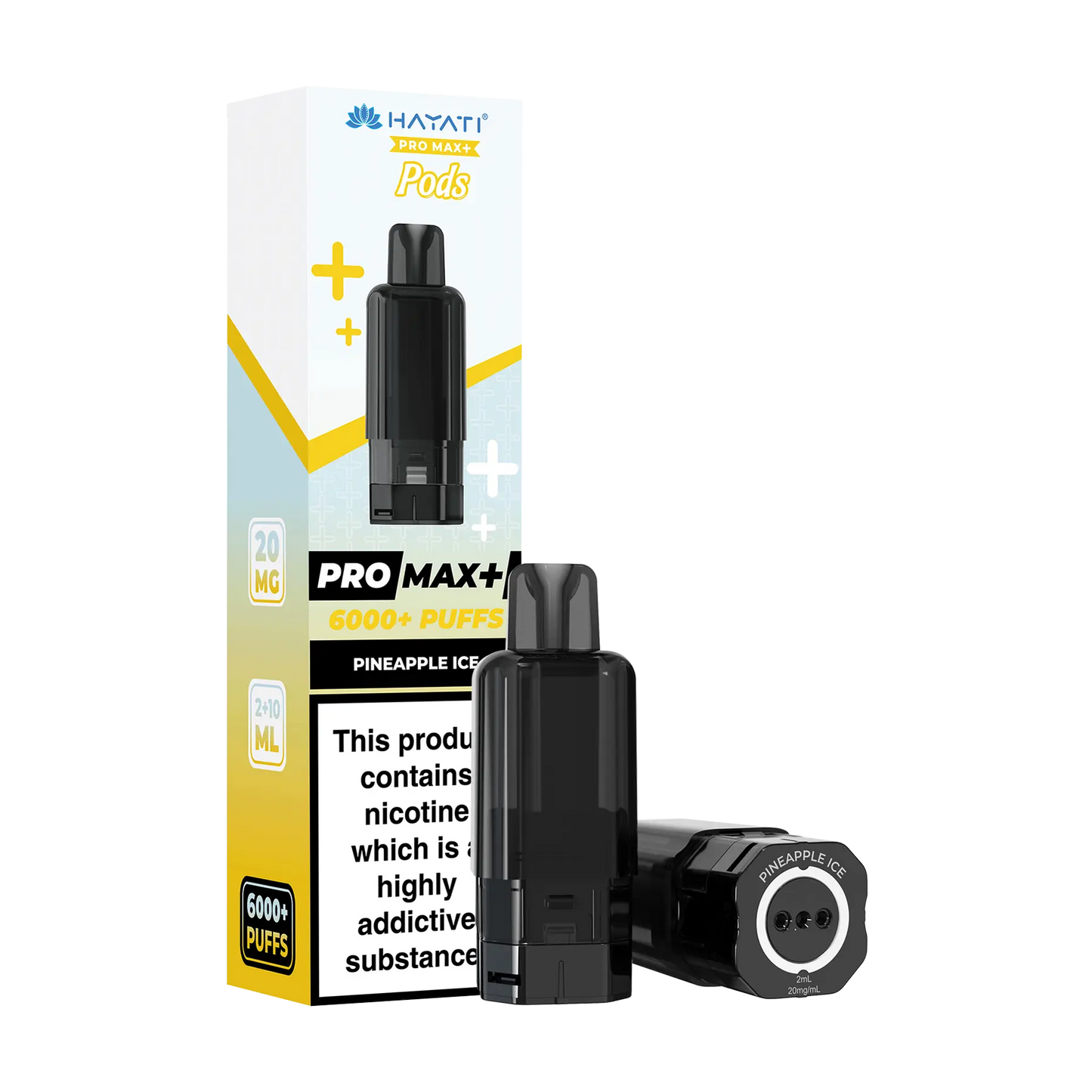 Hayati Pro Max+ 6000 Replacement Pods - Pineapple Ice