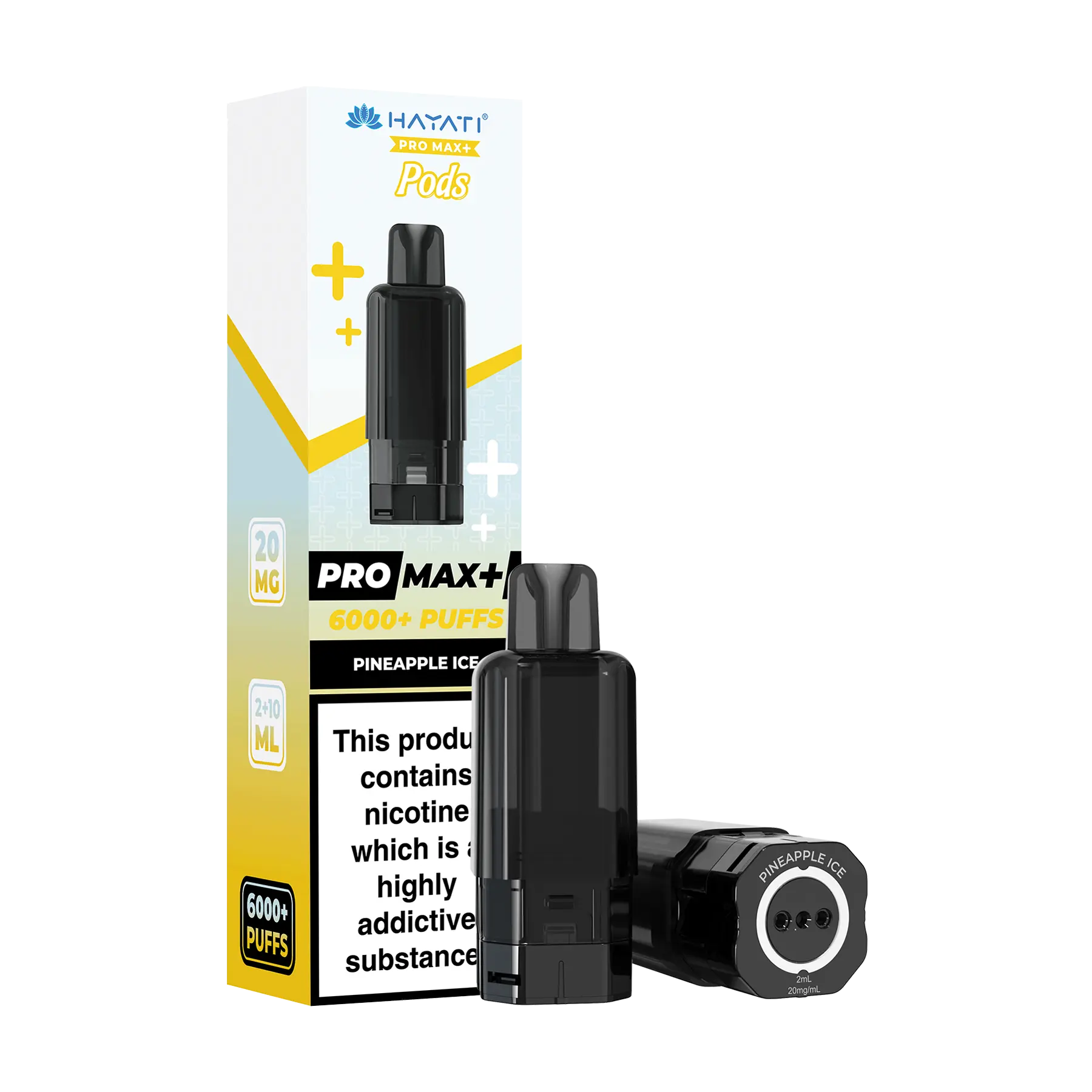 Hayati Pro Max+ 6000 Replacement Pods - Pineapple Ice