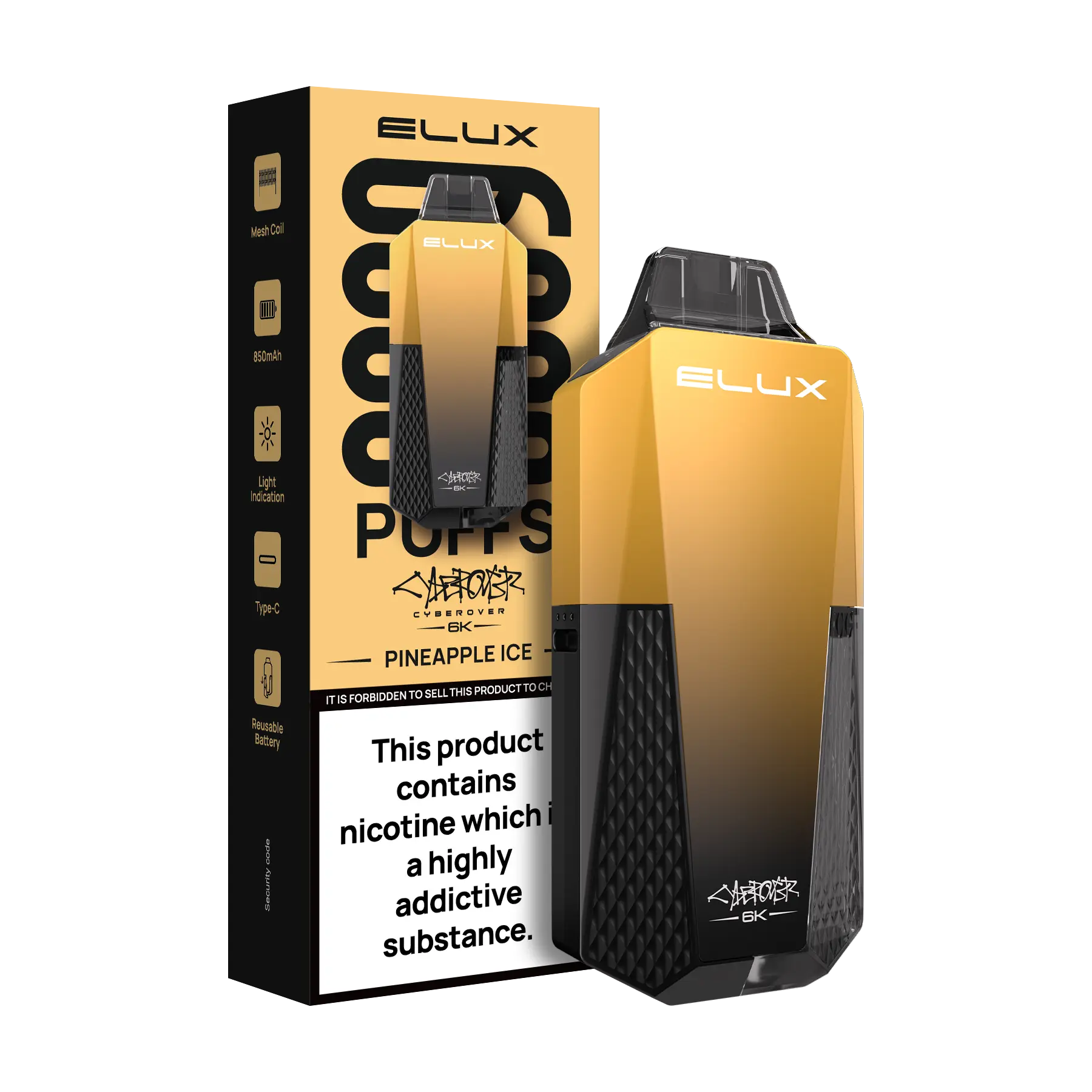 Elux Cyberover 6K Prefilled Vape Kit