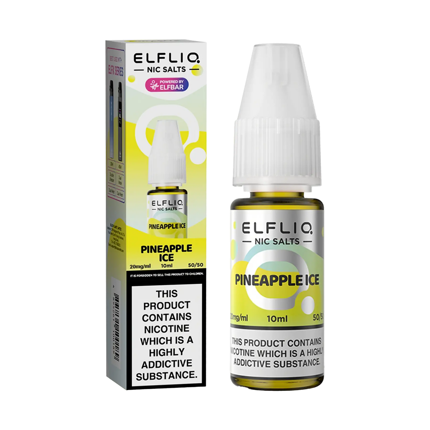 Elfliq 10ml Nicotine Salt - Pineapple Ice