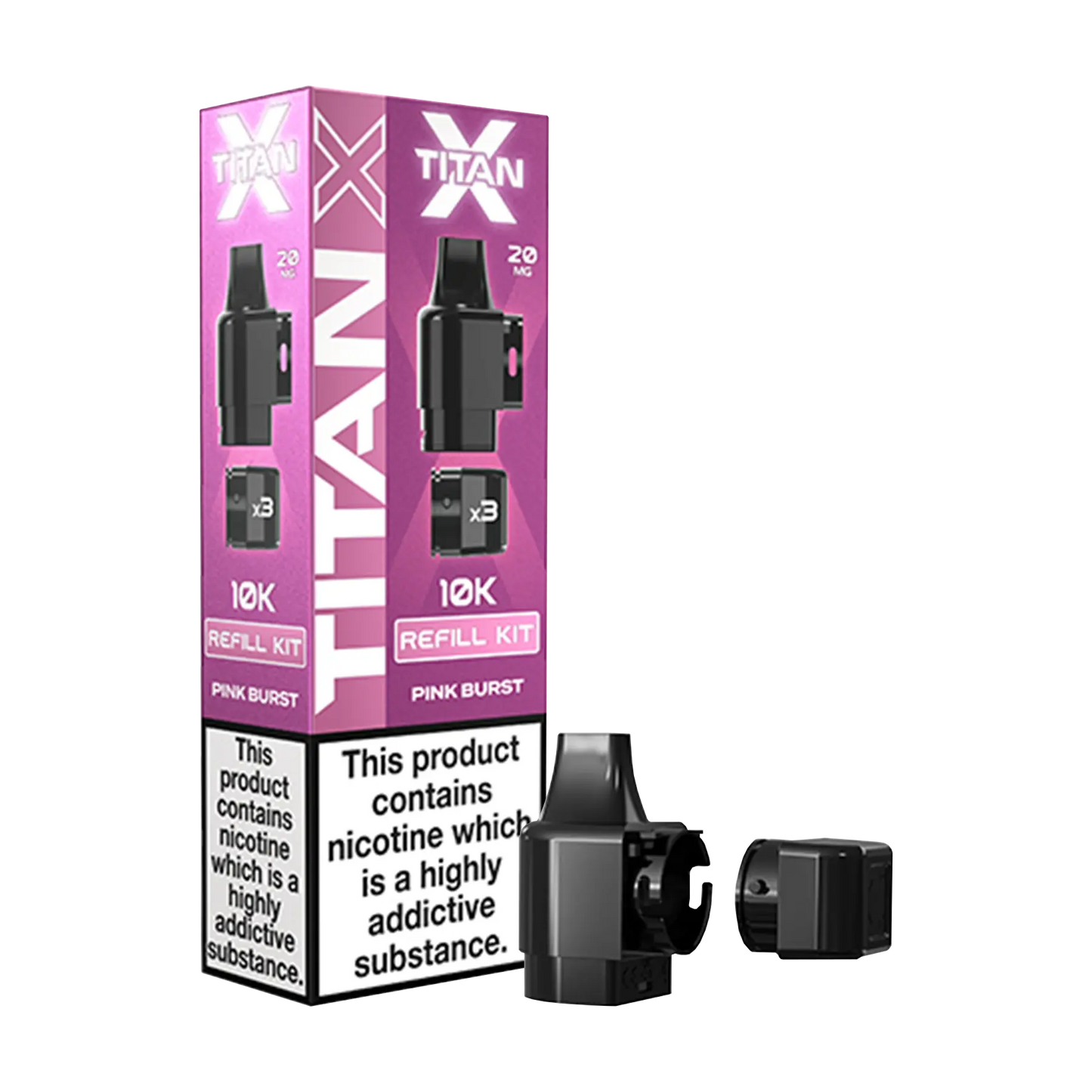 Titan X Replacement Pods - Pink Burst