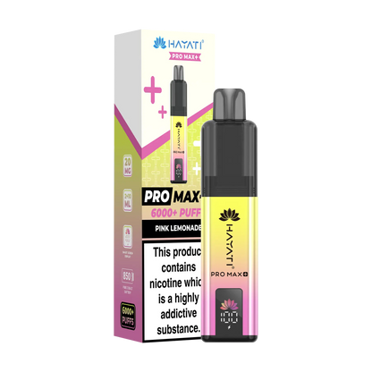Hayati Pro Max+ 6000 Prefilled Vape Kit - Pink Lemonade