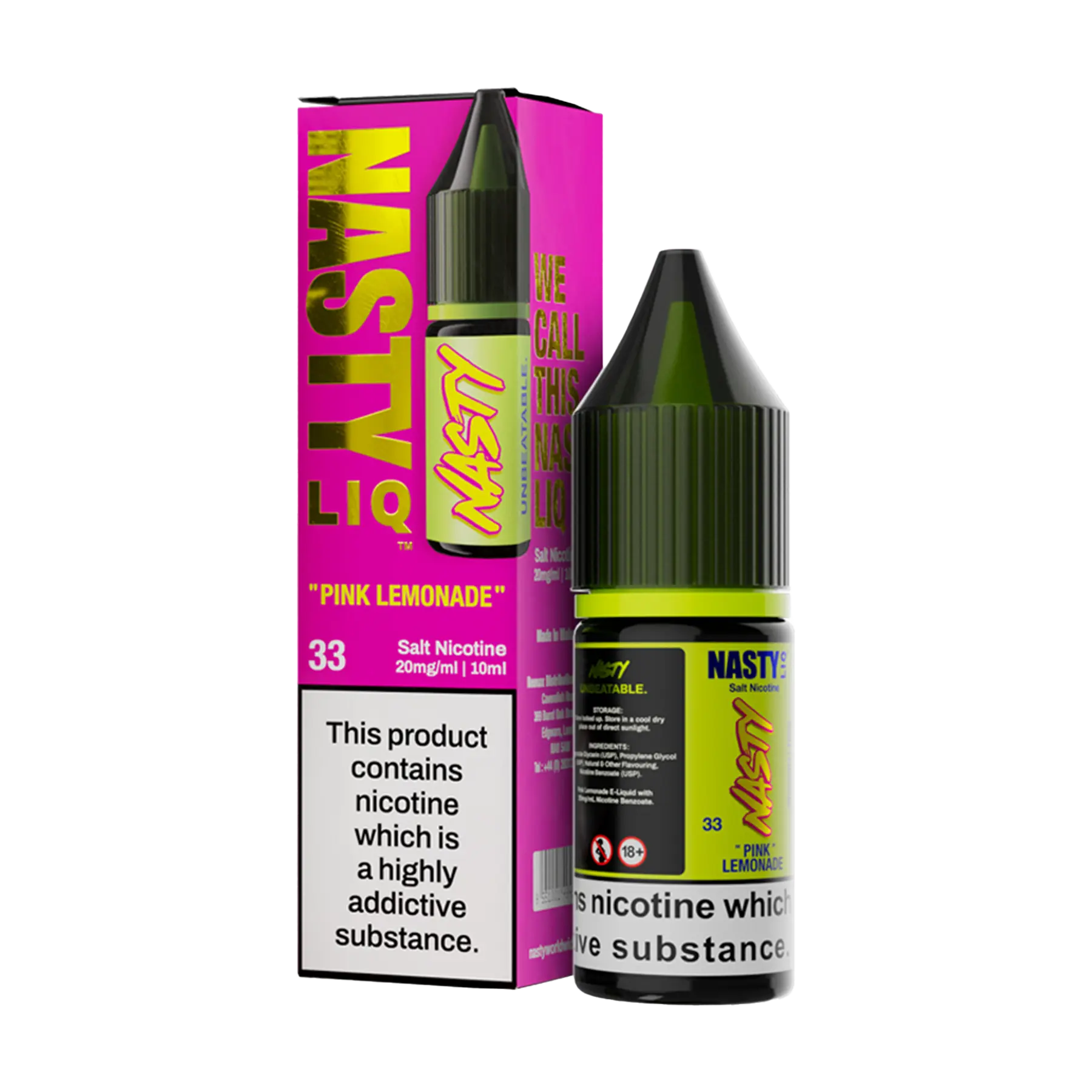 Nasty Liq Nicotine Salt - Pink Lemonade