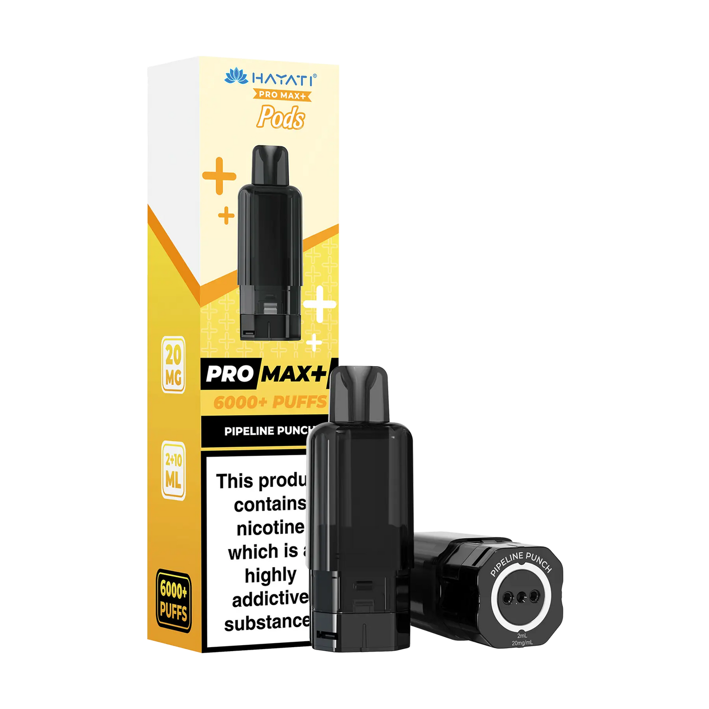 Hayati Pro Max+ 6000 Replacement Pods - Pipeline Punch