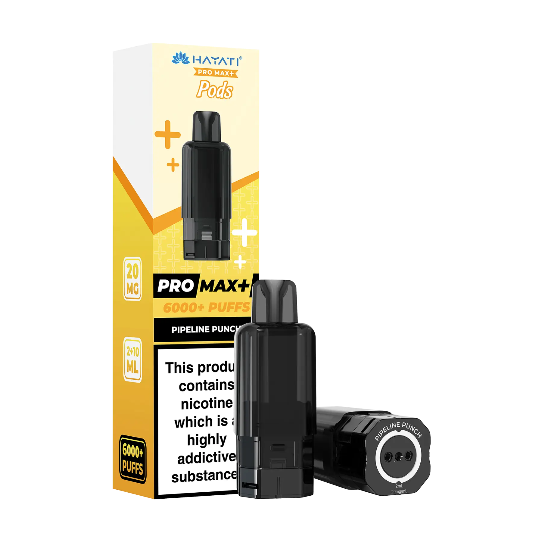 Hayati Pro Max+ 6000 Replacement Pods - Pipeline Punch