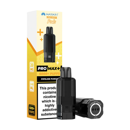 Hayati Pro Max+ 6000 Replacement Pods - Pipeline Punch