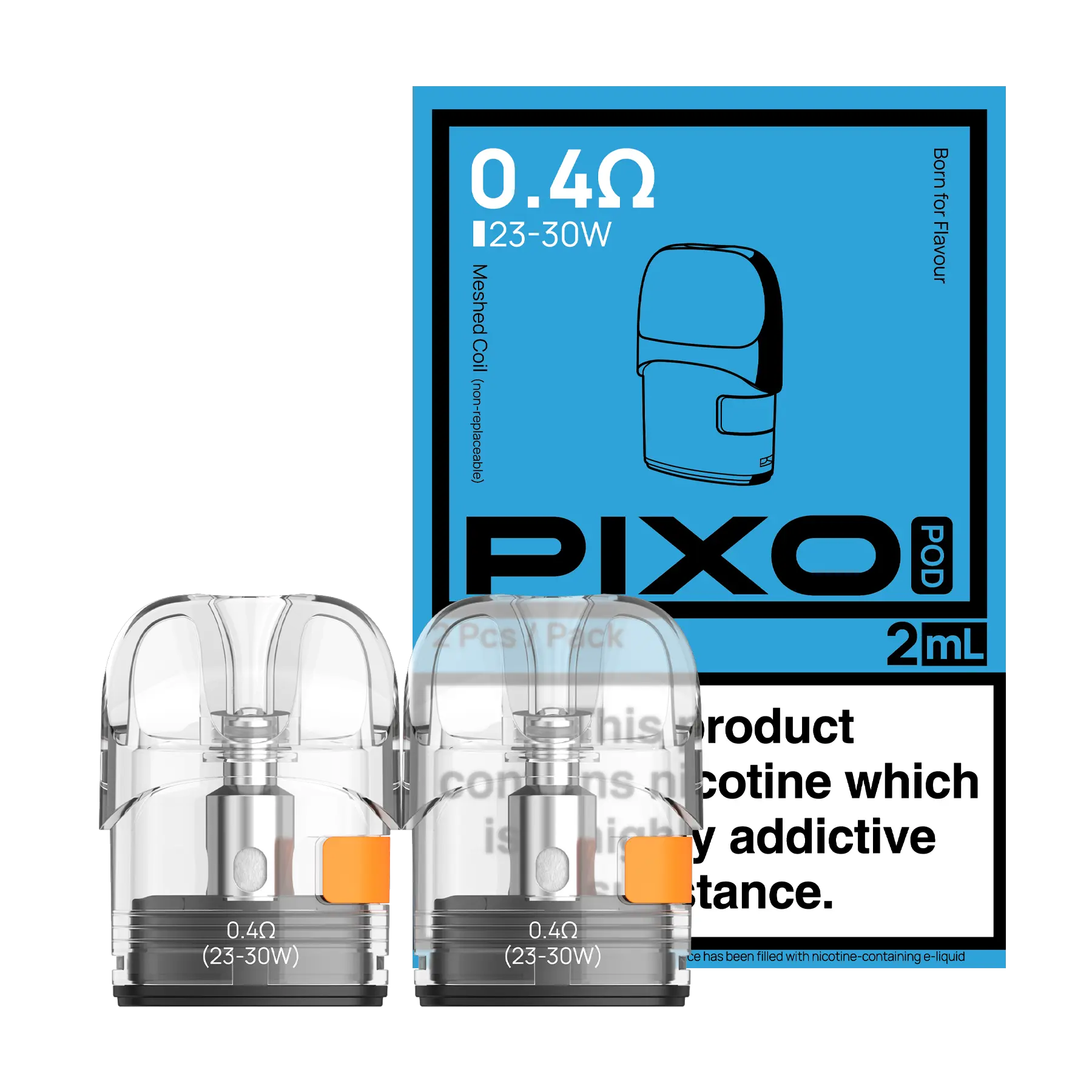 Aspire Pixo Replacement Pods - 0.4 ohm 2ml