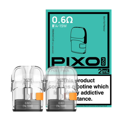 Aspire Pixo Replacement Pods - 0.6 ohm 2ml