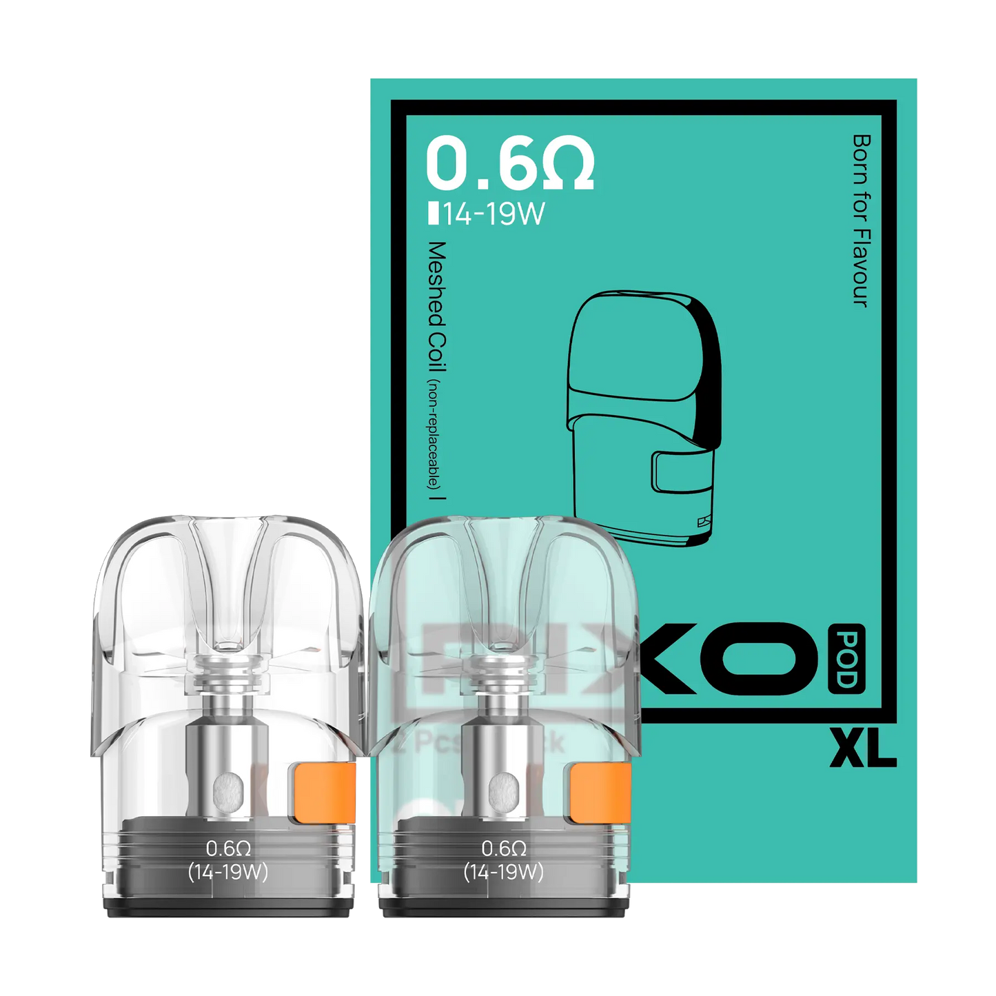 Aspire Pixo Replacement Pods - 0.6 ohm XL