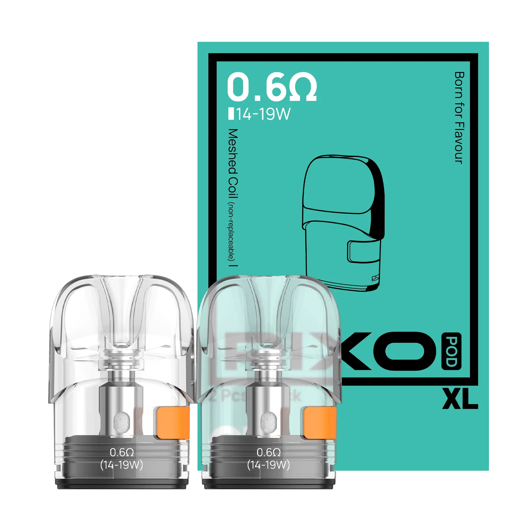 Aspire Pixo Replacement Pods - 0.6 ohm XL