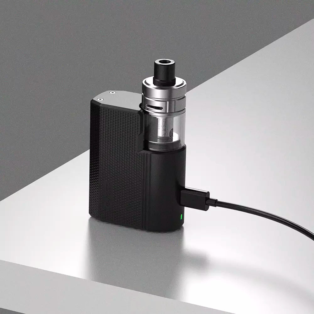 PockeX Box is powered by a big 200mAh capacity internal battery, to provide prolonged vaping time.    • 2000 mAh built-in battery    • 2A Type-C charging 