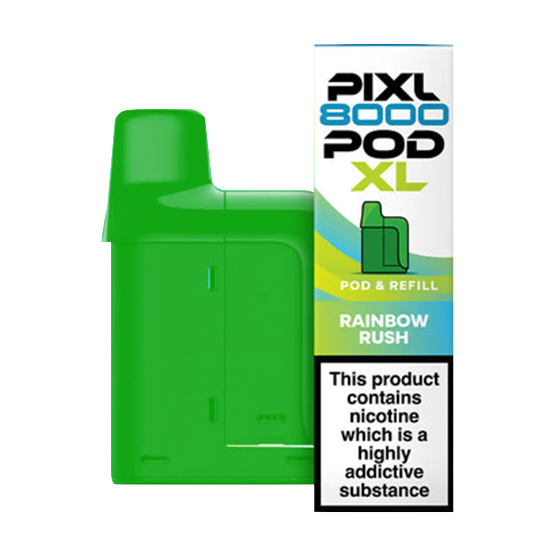 Pixl 8000 Replacement Pods - Rainbow Rush