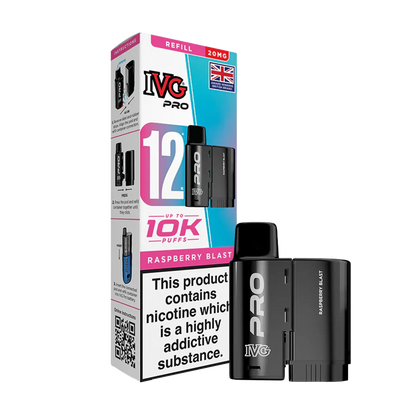 IVG Pro 12 Replacement Pods - Raspberry Blast