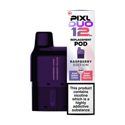 Pixl Duo 12 Replacement Pods - Raspberry Edition