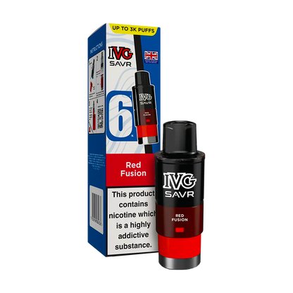 IVG Savr Replacement Pods - Red Fusion