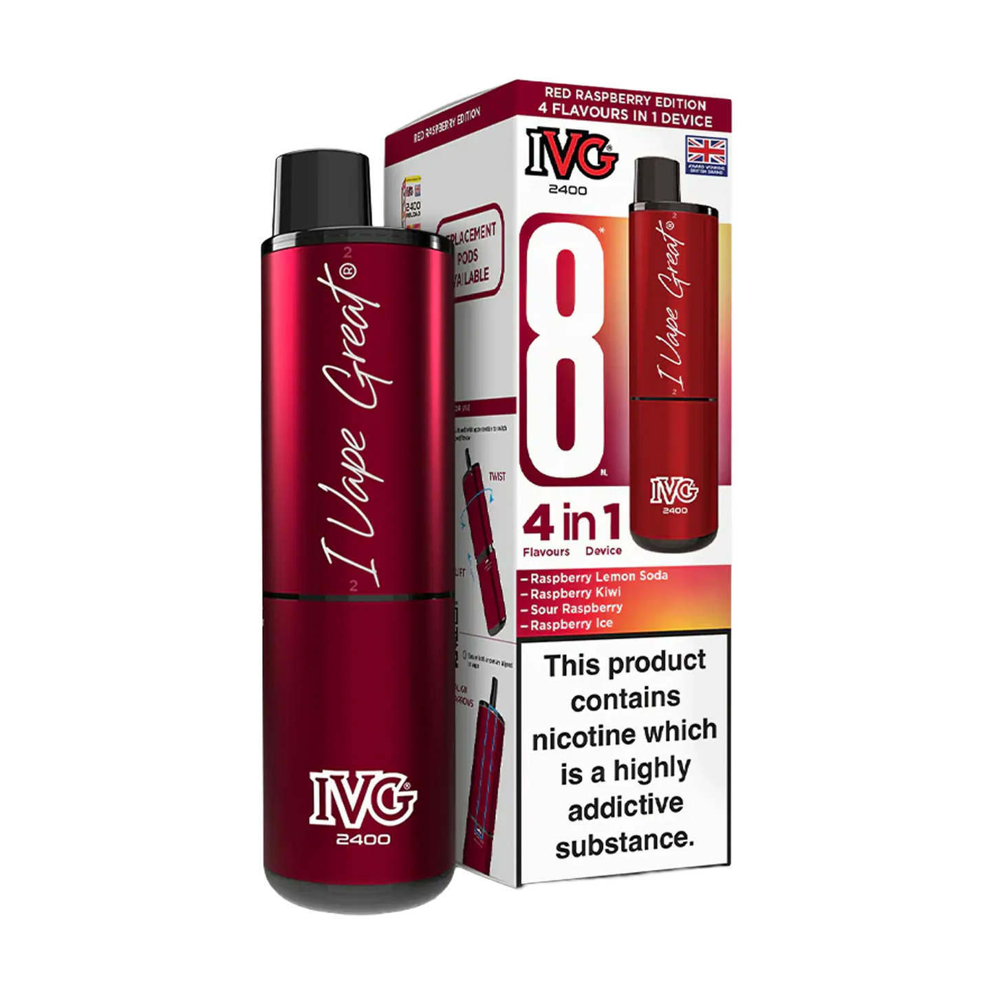 IVG 2400 Prefilled Vape Kit