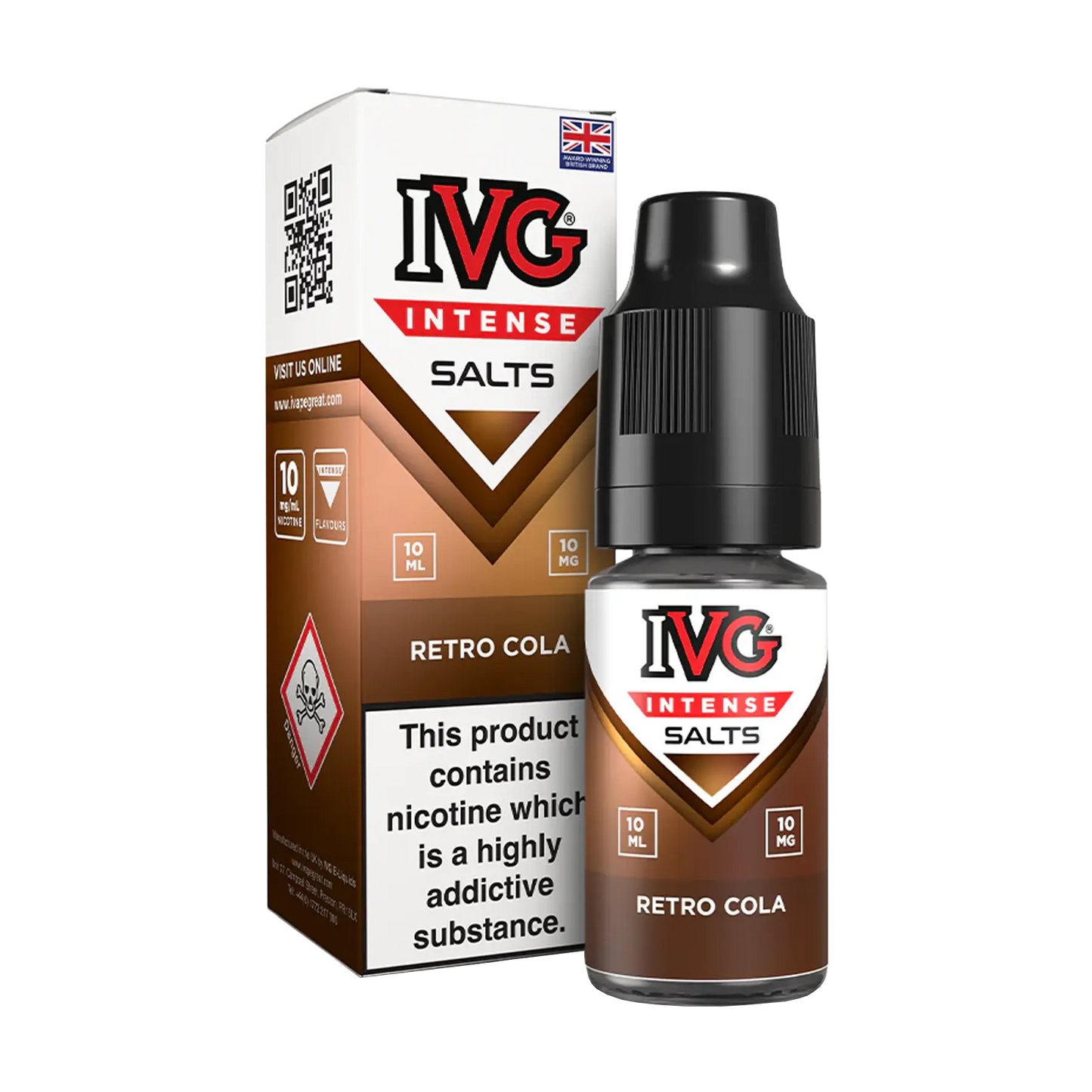 IVG Intense 10ml Nicotine Salt - Retro Cola