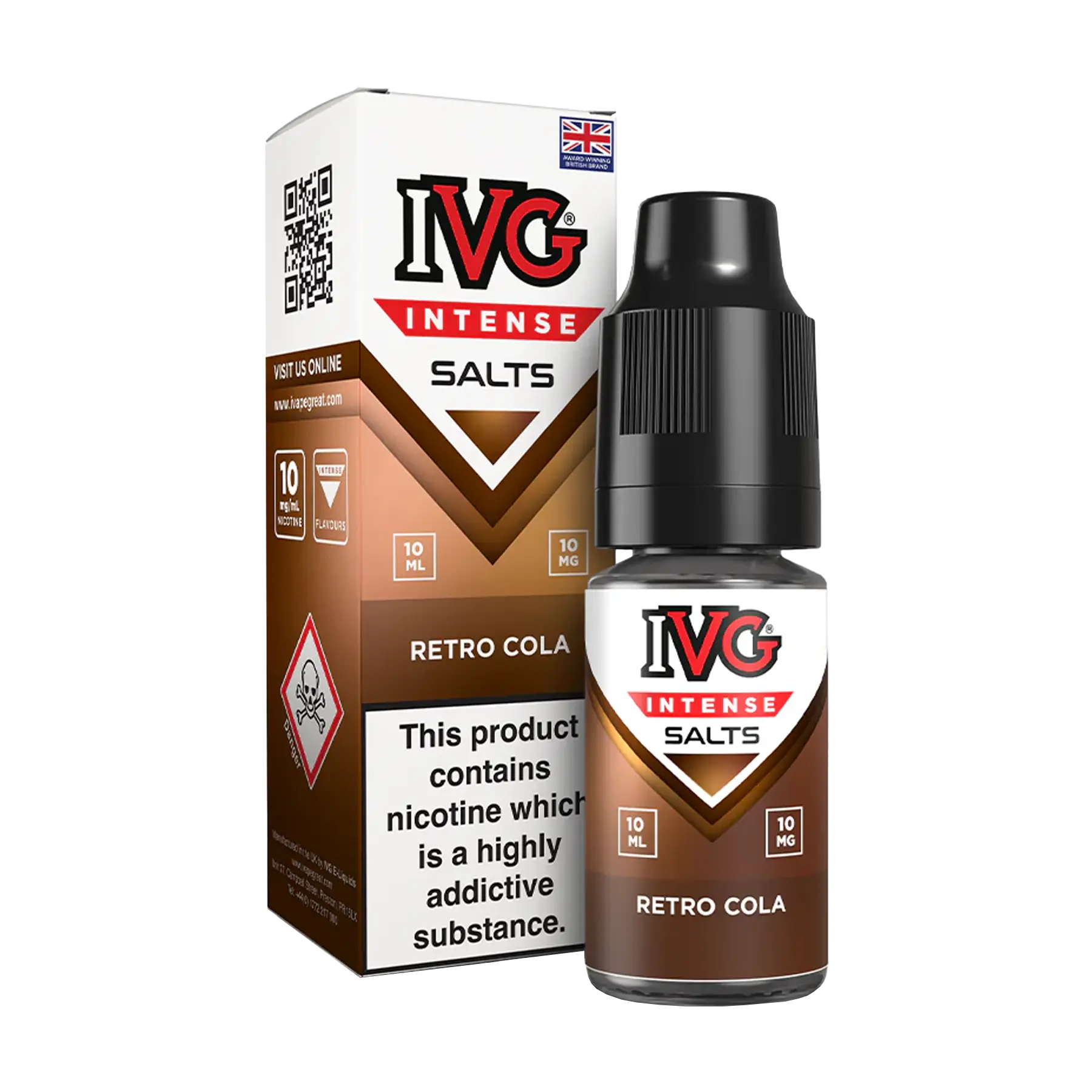 IVG Intense 10ml Nicotine Salt - Retro Cola