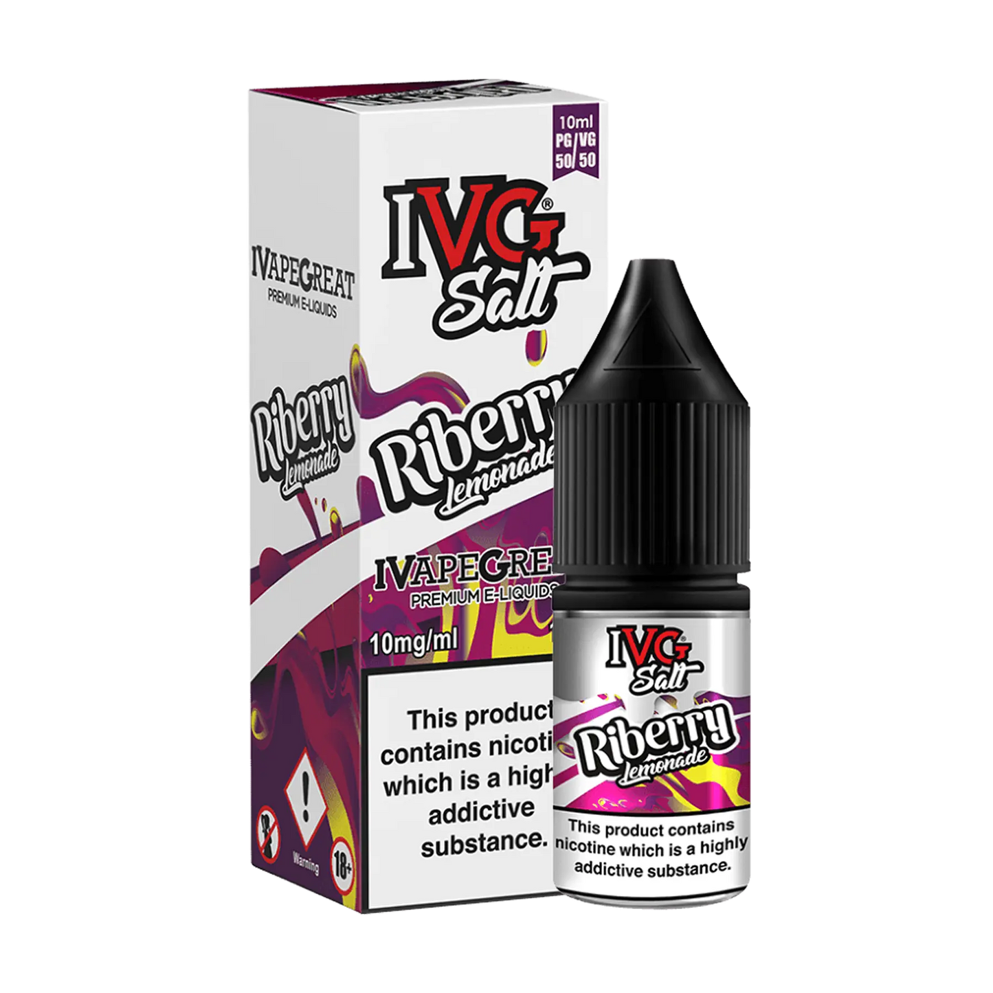 IVG 10ml E-Liquid Nicotine Salt -  Riberry