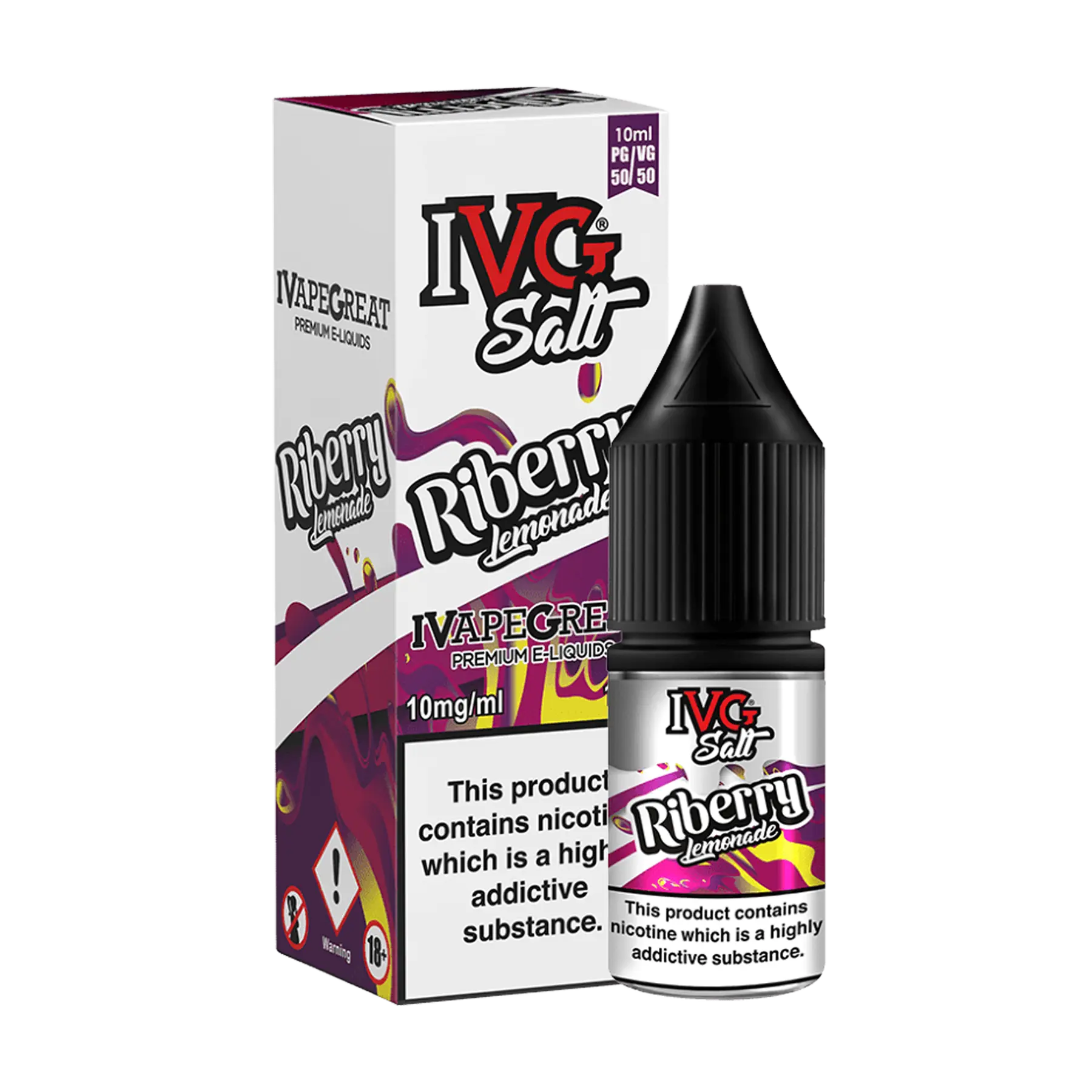 IVG 10ml E-Liquid Nicotine Salt -  Riberry