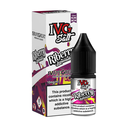 IVG 10ml E-Liquid Nicotine Salt -  Riberry