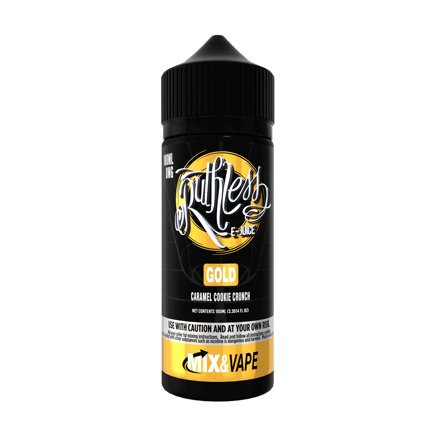 Ruthless 100ml Shortfill - Caramel Cookie Crunch