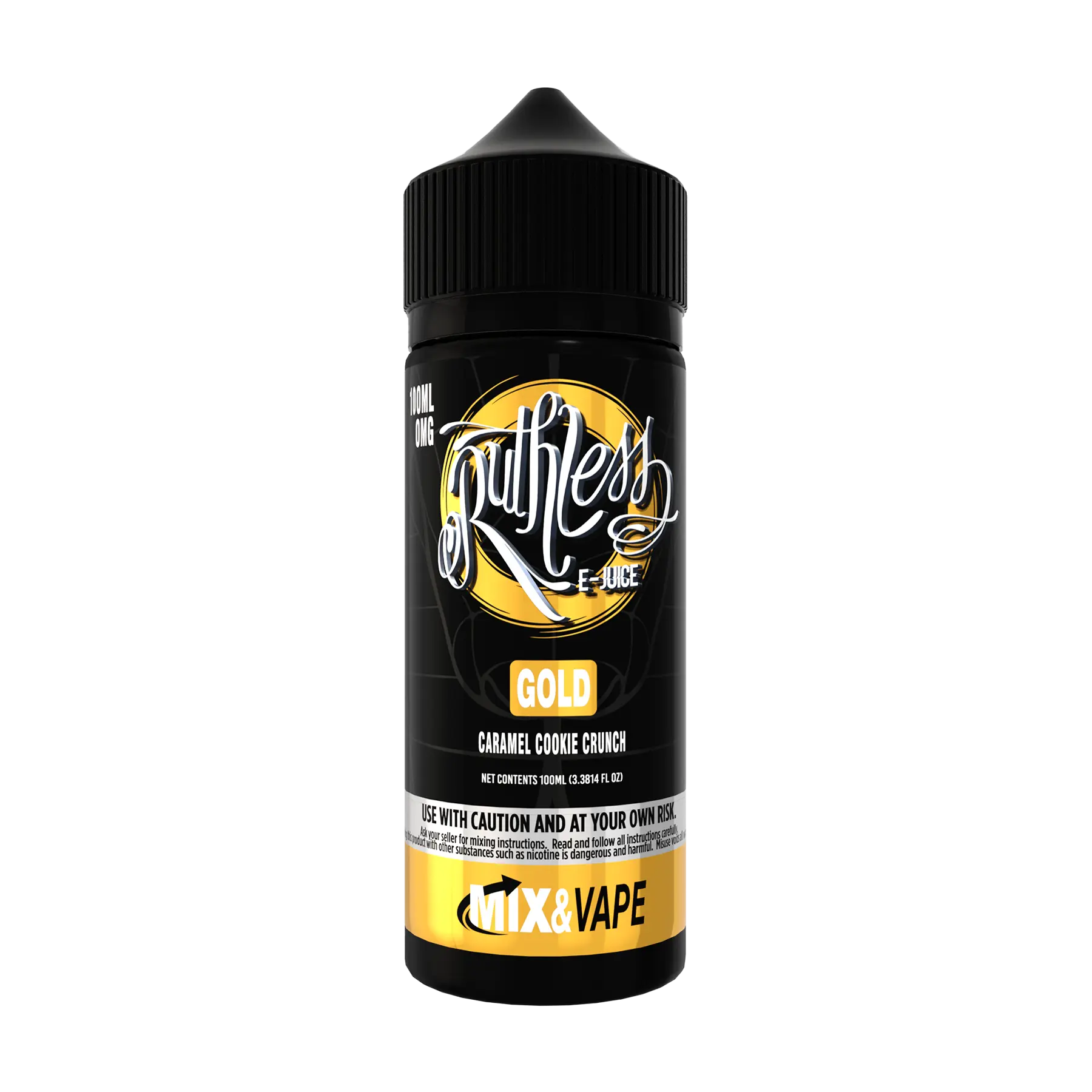 Ruthless 100ml Shortfill - Caramel Cookie Crunch
