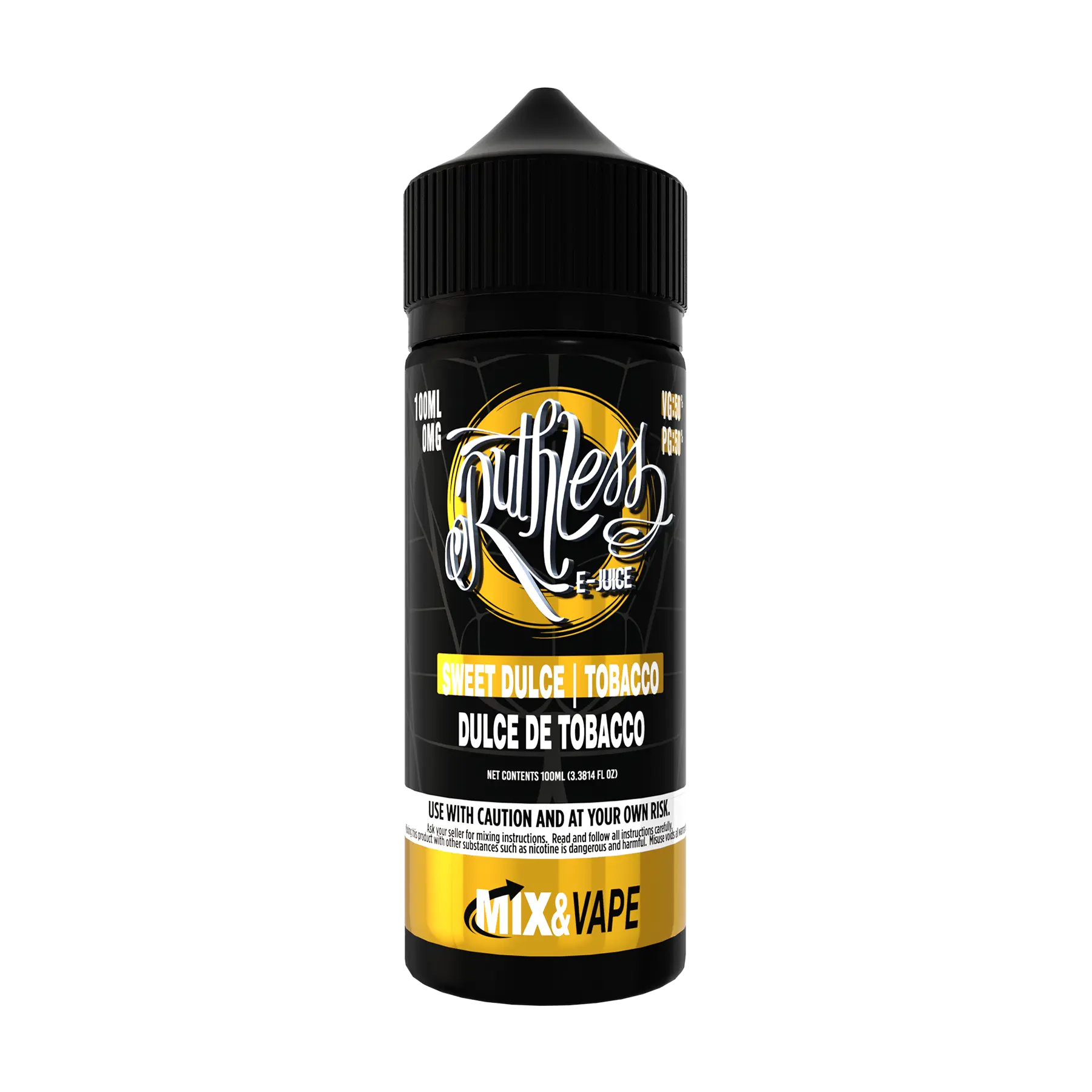 Ruthless 100ml Shortfill - Dulce De Tobacco
