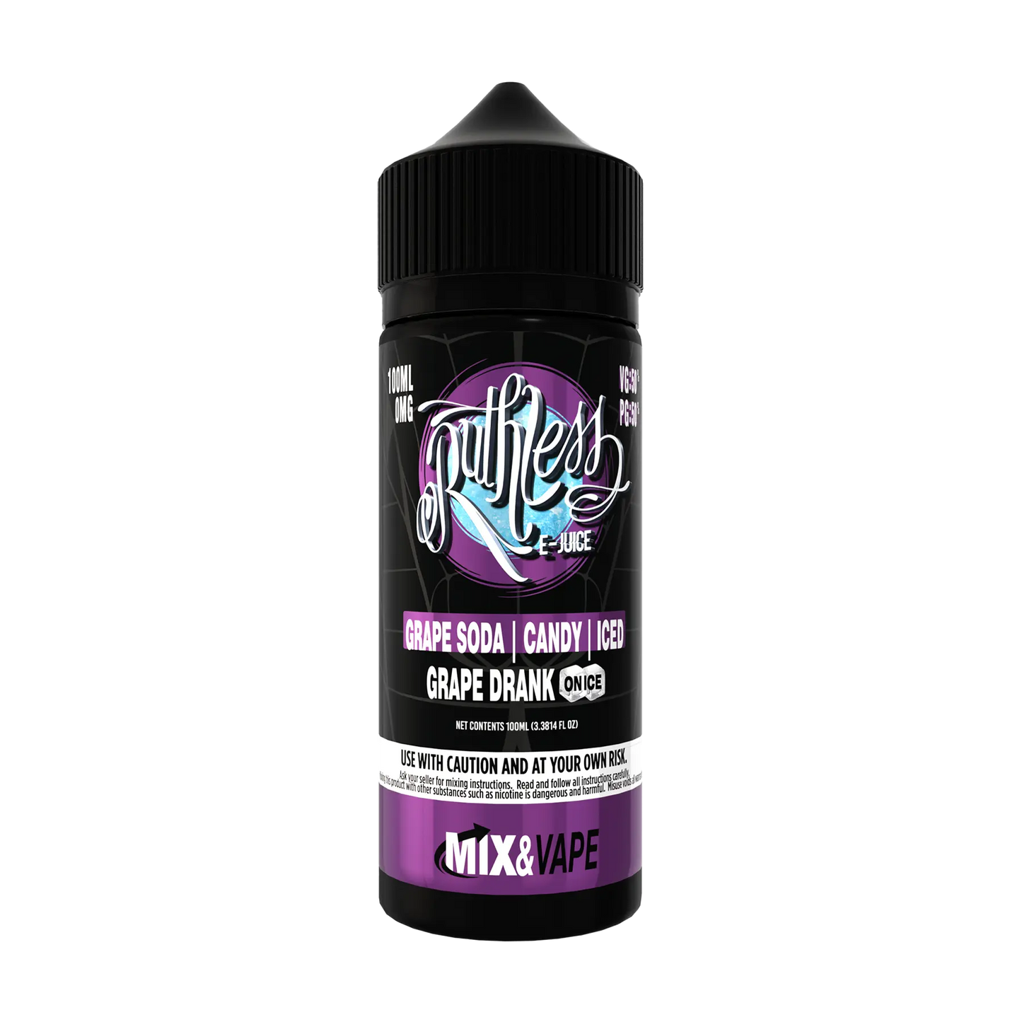 Ruthless 100ml Shortfill - Grape Drank On Ice