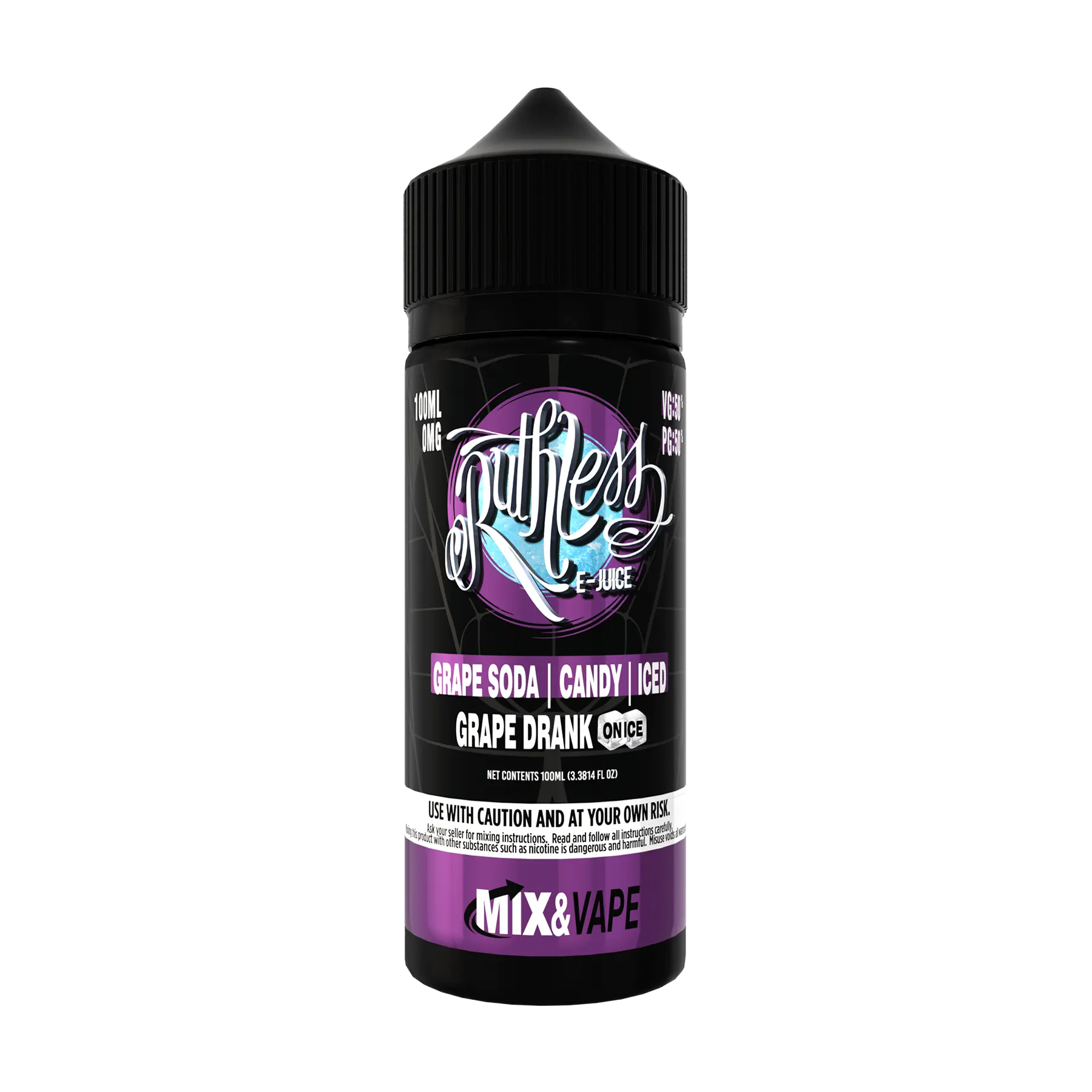 Ruthless 100ml Shortfill - Grape Drank On Ice