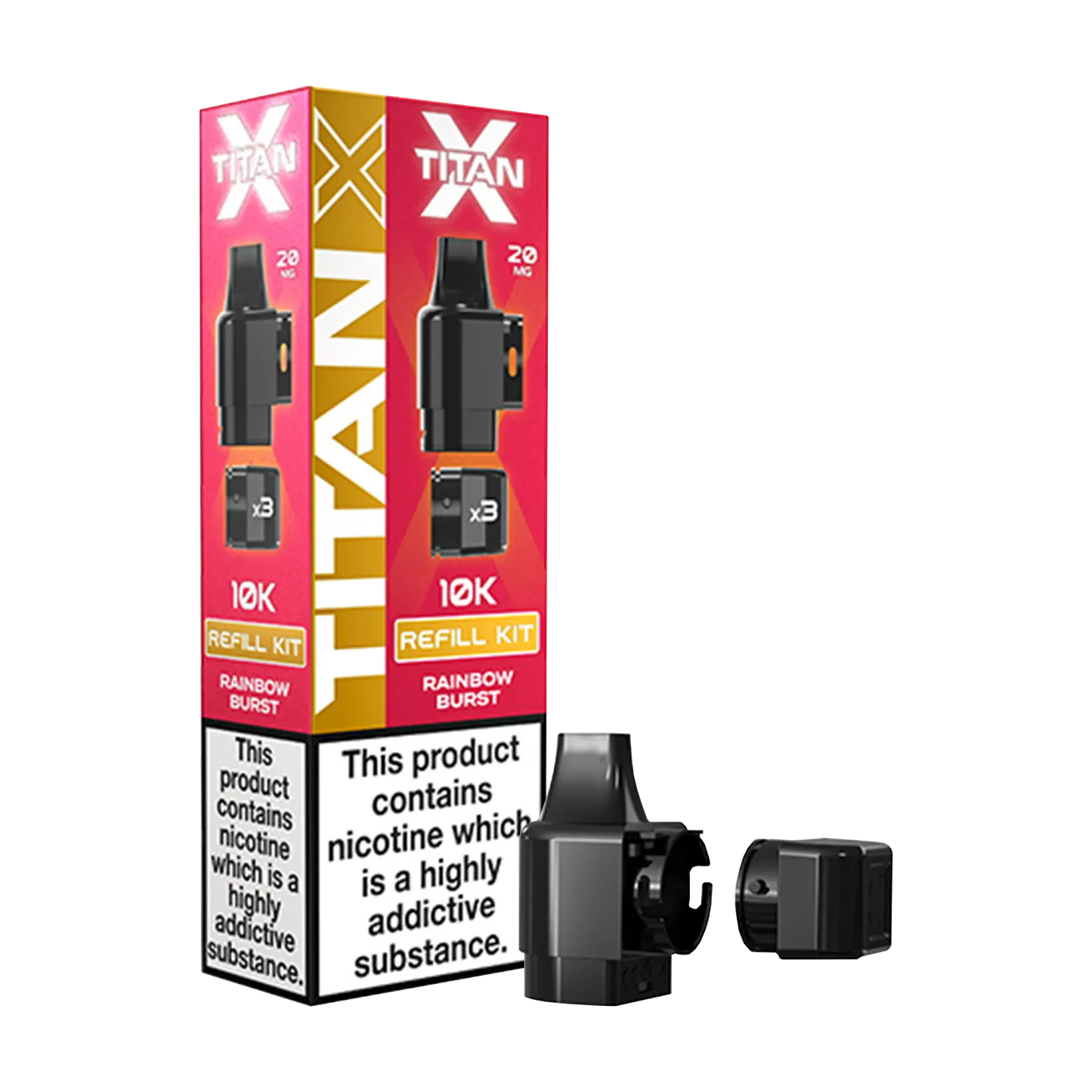 Titan X Replacement Pods - Rainbow Burst