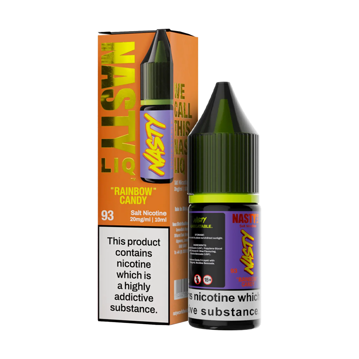 Nasty Liq Nicotine Salt - Rainbow Candy