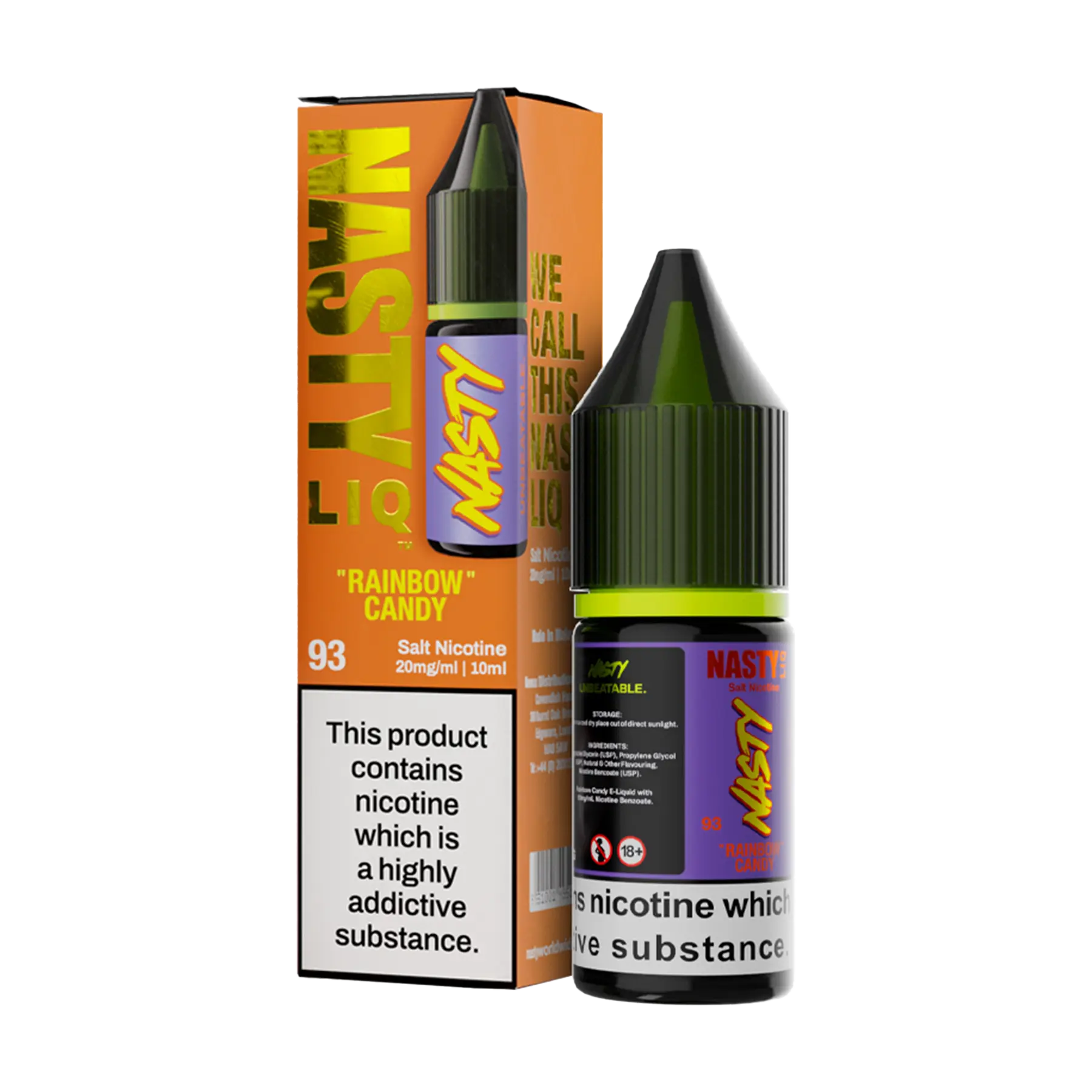 Nasty Liq Nicotine Salt - Rainbow Candy