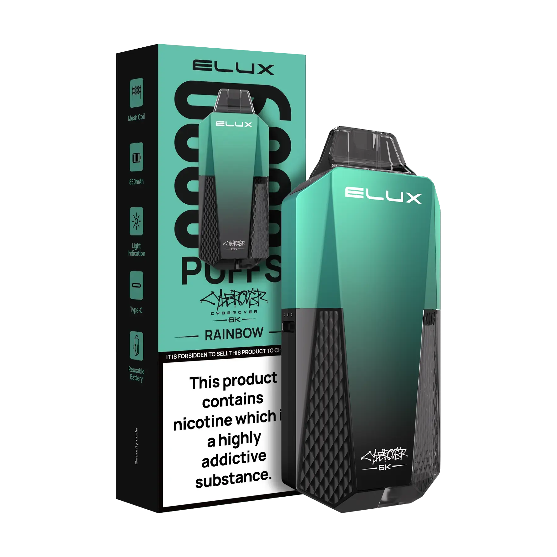 Elux Cyberover 6K Prefilled Vape Kit