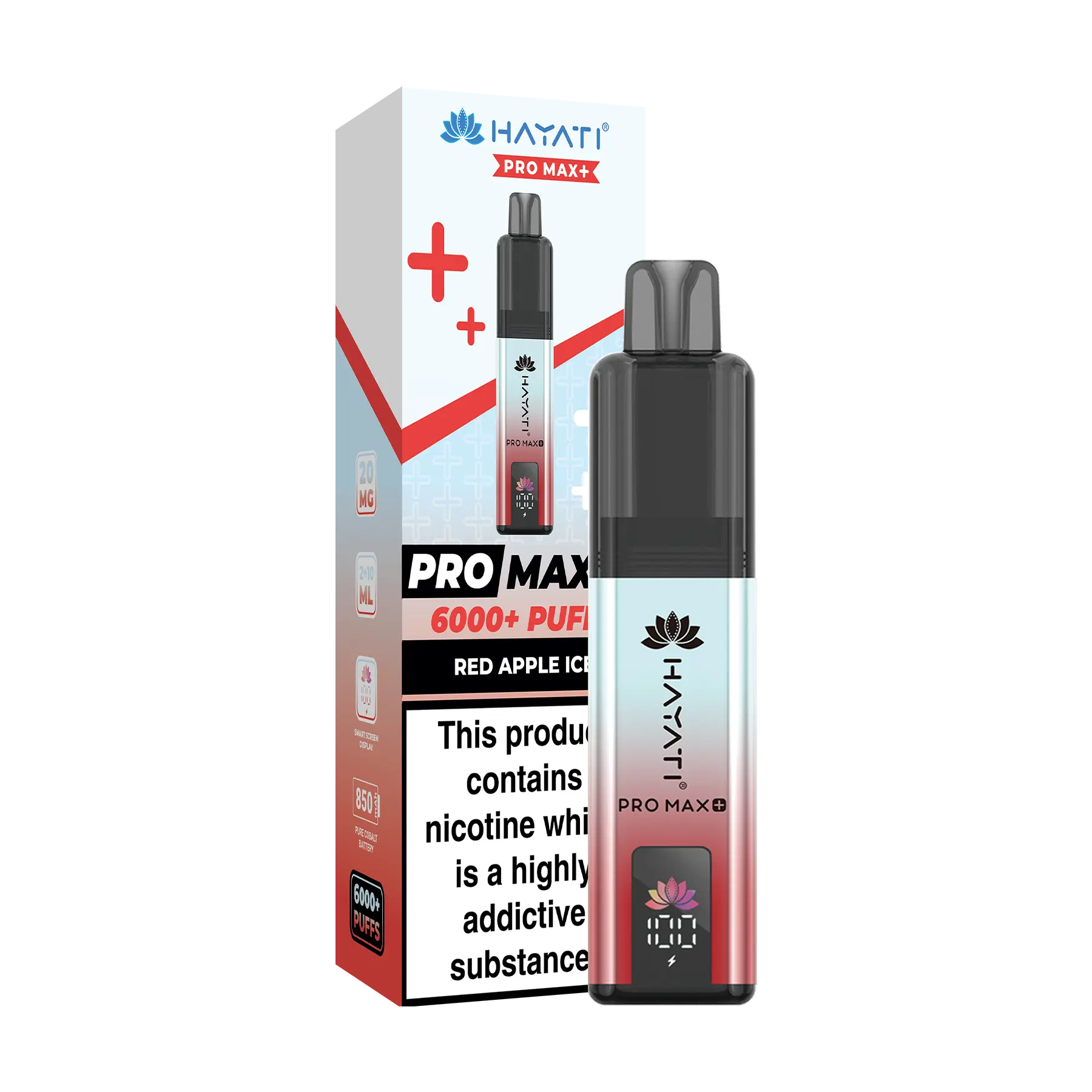 Hayati Pro Max+ 6000 Prefilled Vape Kit - Red Apple Ice