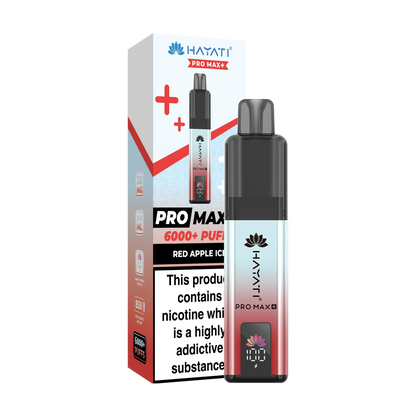 Hayati Pro Max+ 6000 Prefilled Vape Kit - Red Apple Ice
